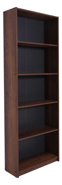 Biblioteca Adore Modern, 5 rafturi, 64x182x26 cm Nuc