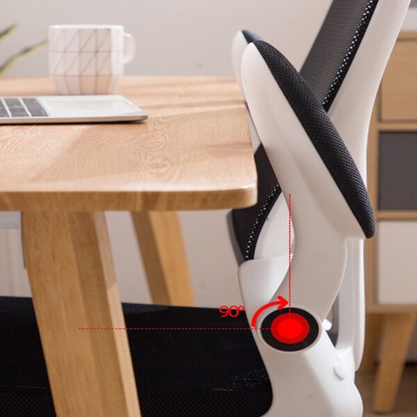 Scaun de birou 2HOME, Rely, Gri-alb
