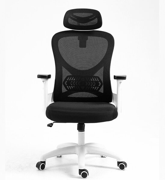 Scaun de birou 2HOME, Elite, Negru-Alb
