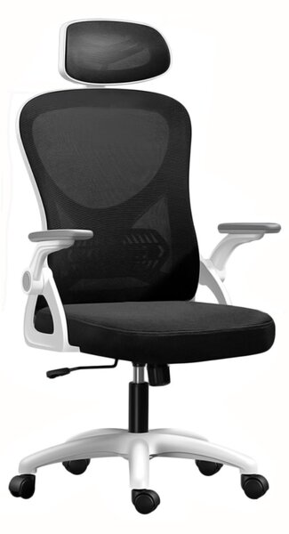 Scaun de birou 2HOME, Elite, Negru-Alb