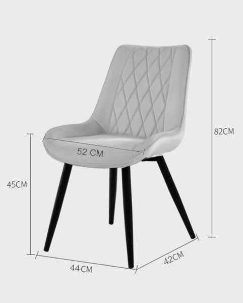 Scaun de Bucatarie 2HOME, living, comercial CHARM, Gri