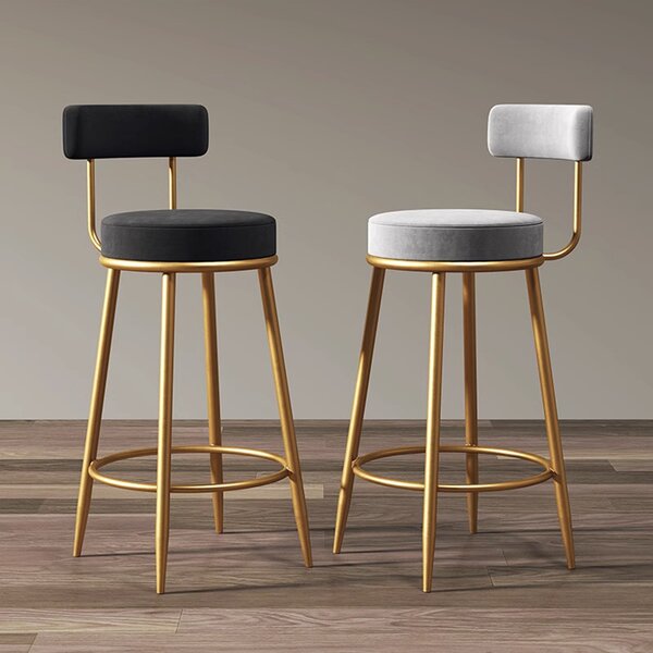 Scaun de bar 2HOME, living, bucatarie, comercial Mirra, Negru