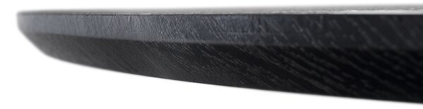 KONDELA Masă de sufragerie, neagră, diametru 120 cm, MAHIR TIP 2