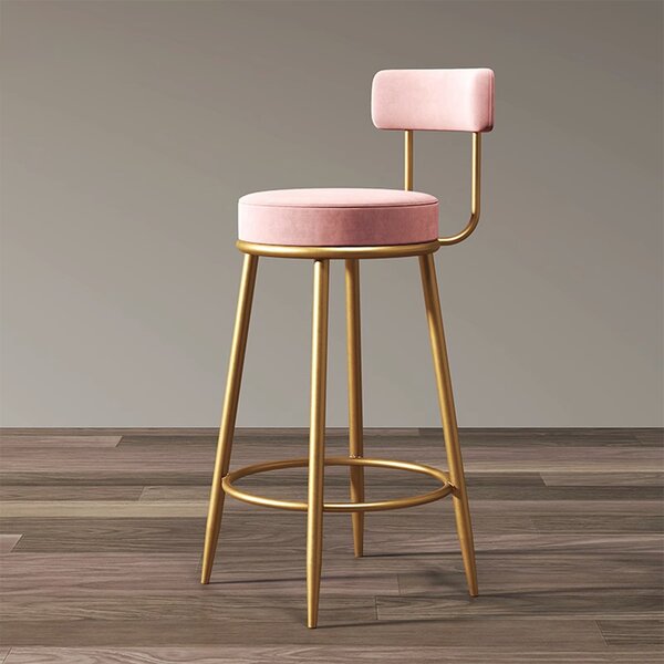 Scaun de bar 2HOME, living, bucatarie, comercial Mirra, Roz