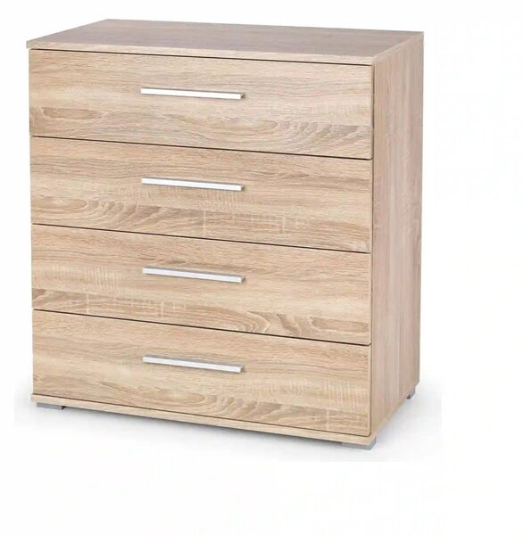 Comoda LIMA KM-3, stejar sonoma, PAL laminat, 77x40x82 cm
