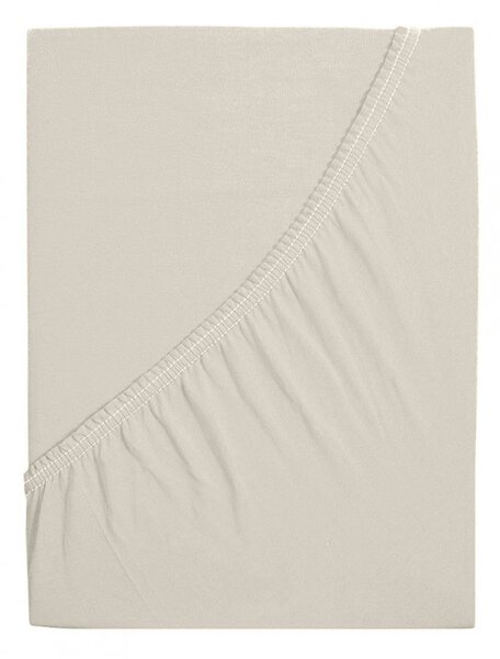 Cearsaf jersey ALVORA 180x200 cm bej