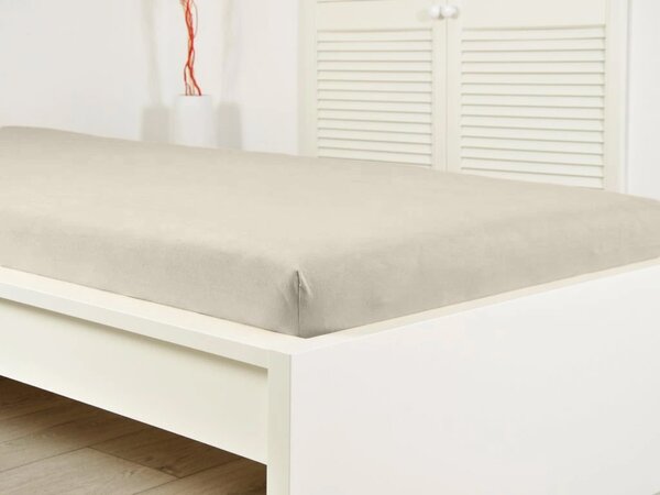 Cearsaf jersey ALVORA 180x200 cm bej