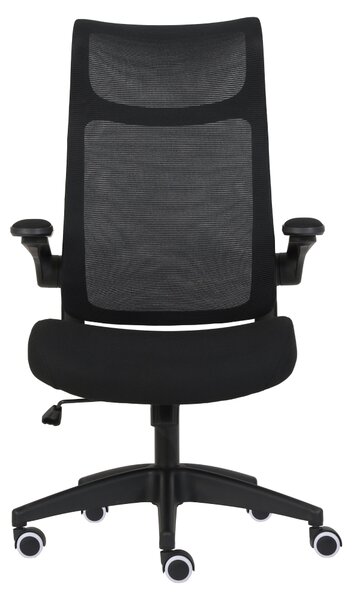 KONDELA Scaun de birou, negru, SETON