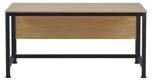 KONDELA Birou, stejar/negru, 120x80 cm, KILIS NEW