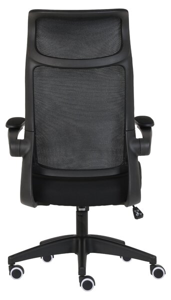 KONDELA Scaun de birou, negru, SETON