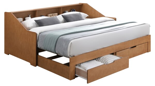 KONDELA Pat extensibil, stejar, MONETA