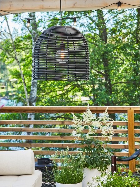 Markslöjd 107990 - Lampă LED suspendată pentru exterior GARDEN24, 2,86 W/24 V, IP44, negru