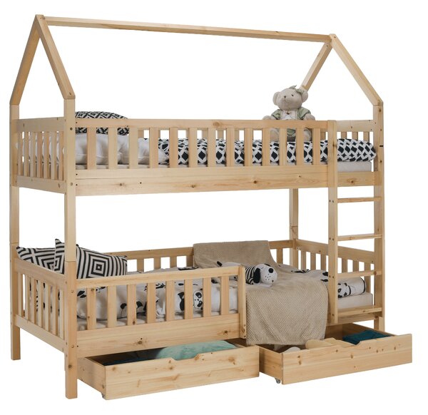 KONDELA Pat supraetajat Montessori, natural, VENITA TYP 2