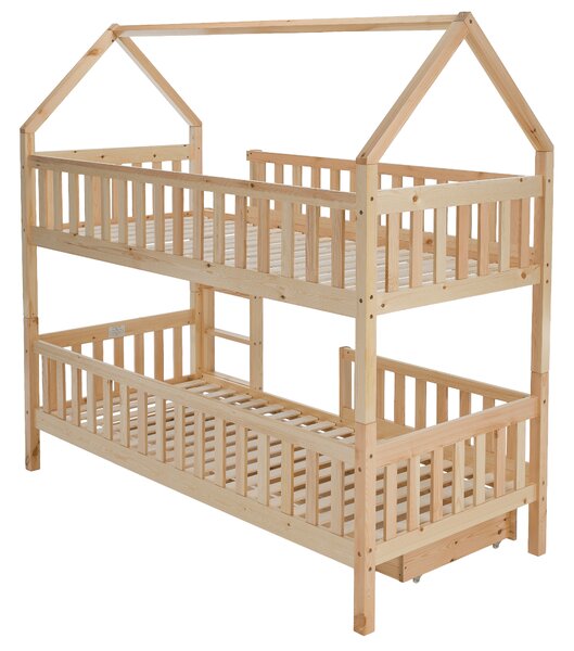 KONDELA Pat supraetajat Montessori, natural, VENITA TYP 2