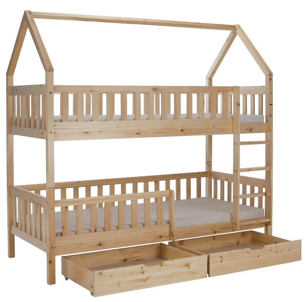 KONDELA Pat supraetajat Montessori, natural, VENITA TYP 2