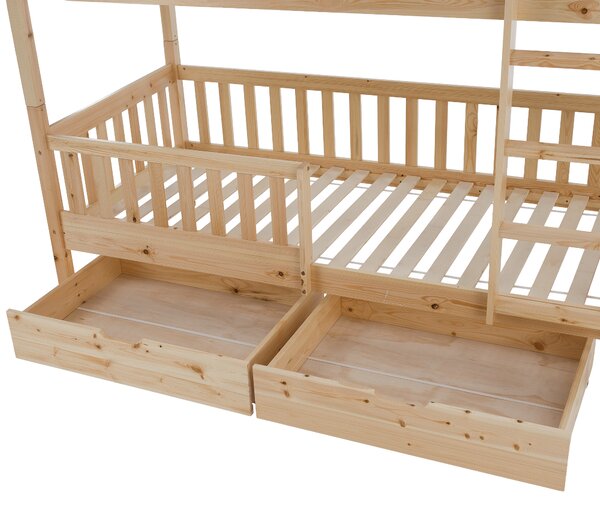 KONDELA Pat supraetajat Montessori, natural, VENITA TYP 2