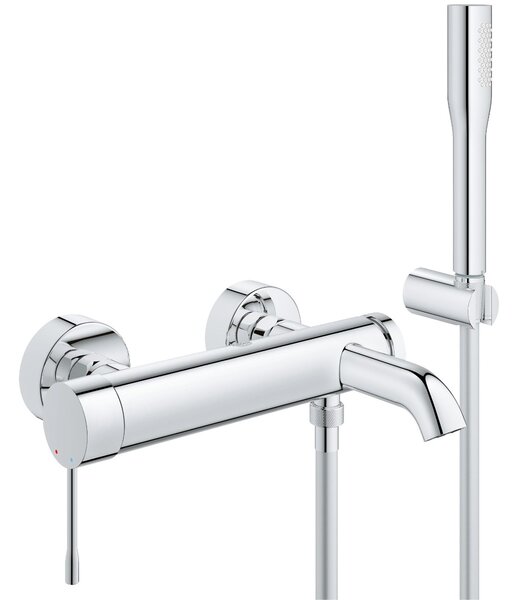 Pachet baterii baie Grohe Essence New,baterie cada cu set dus, baterie lavoar marimea S-(33628001,23