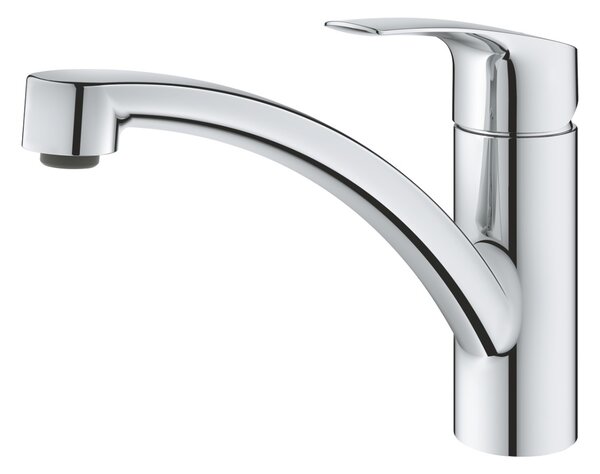 Baterie bucatarie Grohe Eurosmart 2021, pipa pivotanta,furtunuri flexibile, crom-33281003