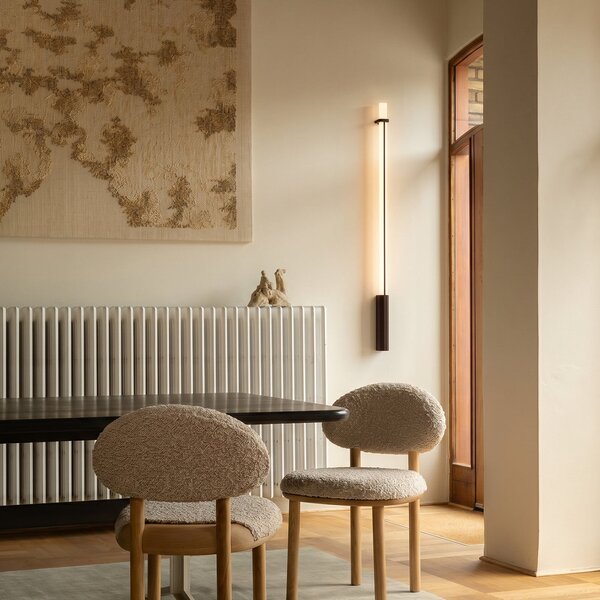 Lampă de perete DCW, In Fine, reglabil, Gri, Aluminiu, Design