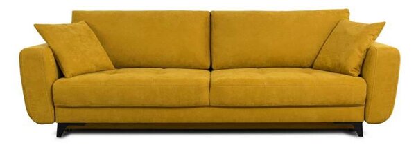 Canapea extensibila KARISA, stofa verde inchis - Element 12, 246x111x93 cm