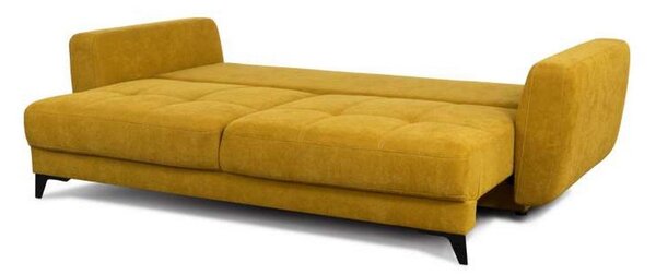 Canapea extensibila KARISA, stofa verde inchis - Element 12, 246x111x93 cm