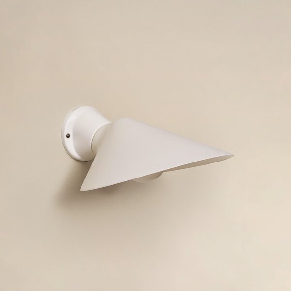 Lampă de perete DCW, Plume, reglabil, Alb, Baie, Aluminiu, Design