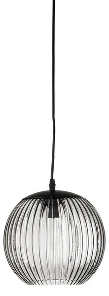 Lustră Pendul Bloomingville, Sybia, reglabil, Gri, Sala de mese, Sticlă, Scandinavă