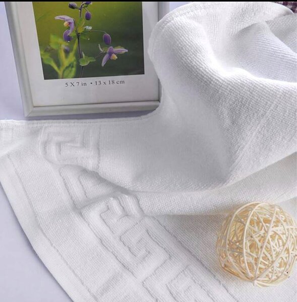Prosop Cotton Deluxe Home & Hotel – Greek Border, Bumbac 100%, 50×90 cm, 500g/mp
