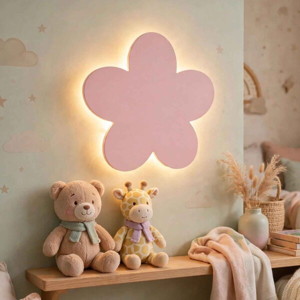 Lampă de perete pentru copii, lumină de noapte LED | FLOWER