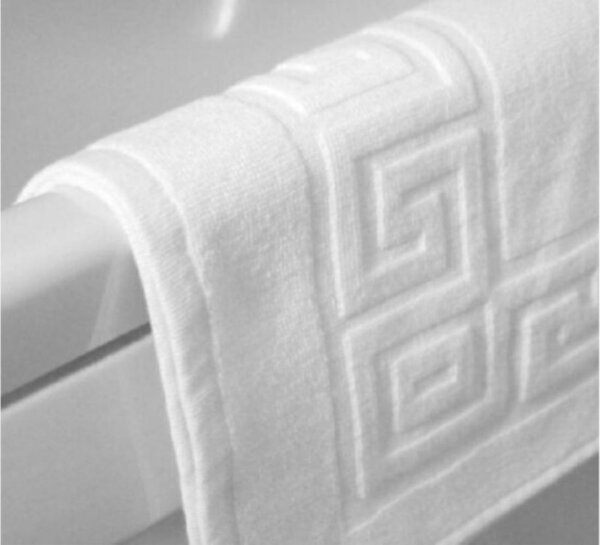 Set 3 prosoape hoteliere Greek Border, colectia Cotton Deluxe Hotel, 70x130 cm, 50x90 cm, 30x50 cm, 100% bumbac