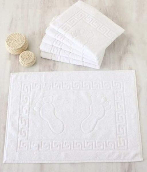 Set 3 prosoape hoteliere Greek Border, colectia Cotton Deluxe Hotel, 70x130 cm, 50x90 cm, 30x50 cm, 100% bumbac