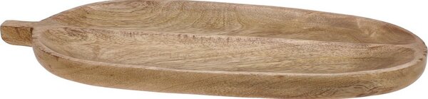 Tavă de decorare în formă de frunză Mango, 40 x 18cm