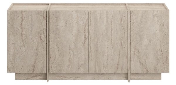 Comodă DORMA, travertin, PAL melaminat, 180x45x80 cm