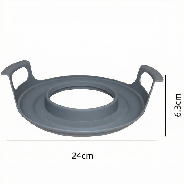 Suport flexibil cu mânere pentru cuptorul cu microunde, 24 cm