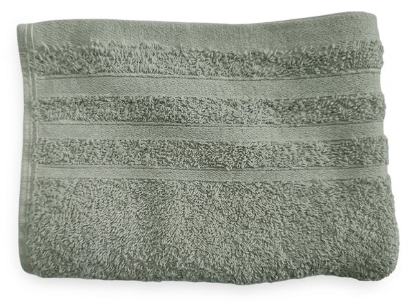 Prosop LINVERO 40x60 cm verde-gri, 100% bumbac