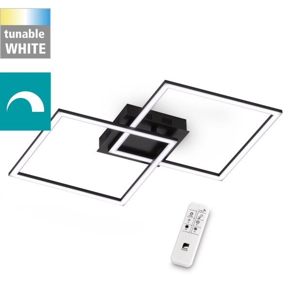Lustră LED dimabilă aplicată Eglo 75553 PALMAVES LED/28W/230V 3000-6500K + telecomandă