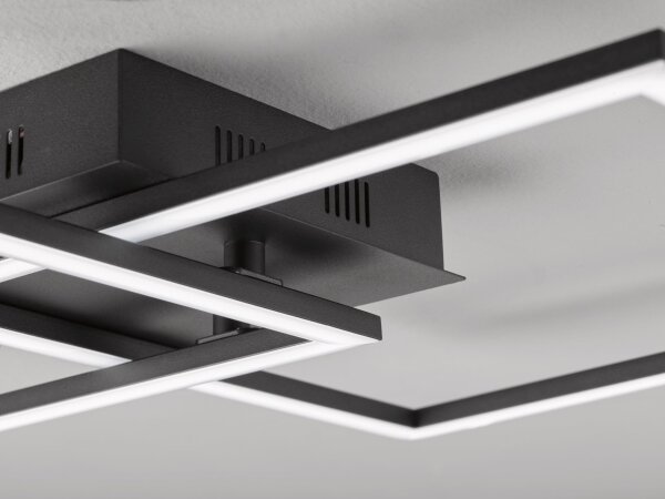 Lustră LED dimabilă aplicată Eglo 75553 PALMAVES LED/28W/230V 3000-6500K + telecomandă