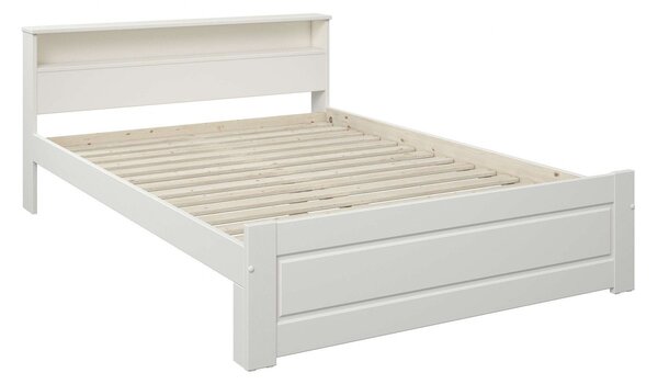 Pat cu somiera Flavion, lemn masiv 180/200 cm