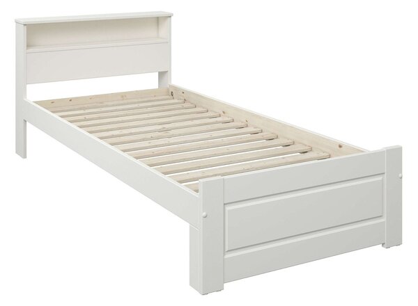 Pat cu somiera Flavion, lemn masiv 90/200 cm