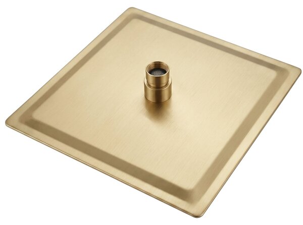 Pălărie de duș pătrată REA JS-P015BG 25cm Brush Gold