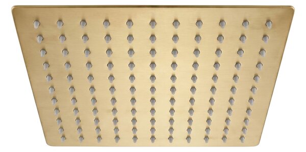Pălărie de duș pătrată REA JS-P015BG 25cm Brush Gold