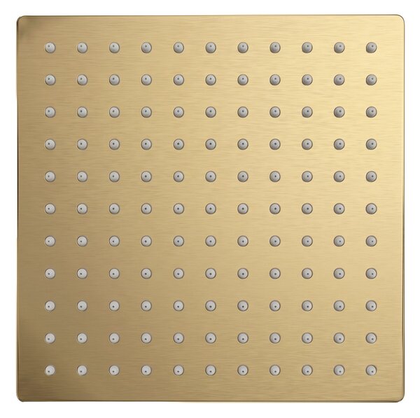 Pălărie de duș pătrată REA JS-P015BG 25cm Brush Gold