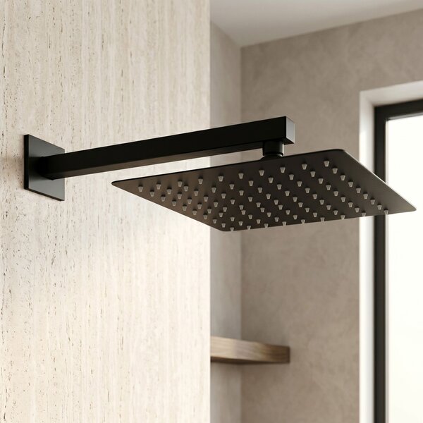 Pălărie de duș pătrată REA JS-P015B 30cm Black