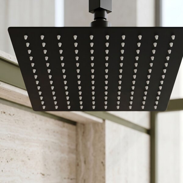 Pălărie de duș pătrată REA JS-P015B 30cm Black