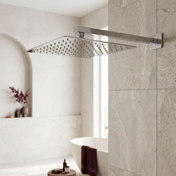 Pălărie de duș pătrată REA JS-P015 30cm Chrome