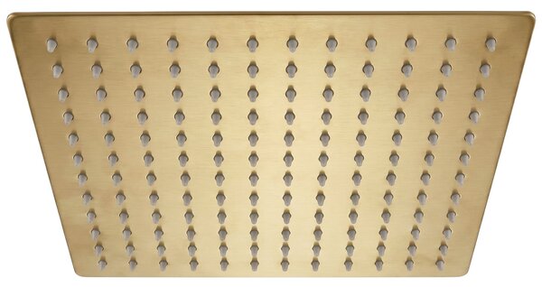 Pălărie de duș pătrată REA JS-P015BG 30cm Brush Gold