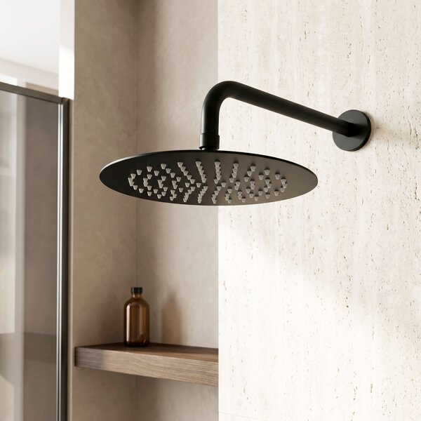 Cap de duș rotund REA JS-P014B 25cm Black