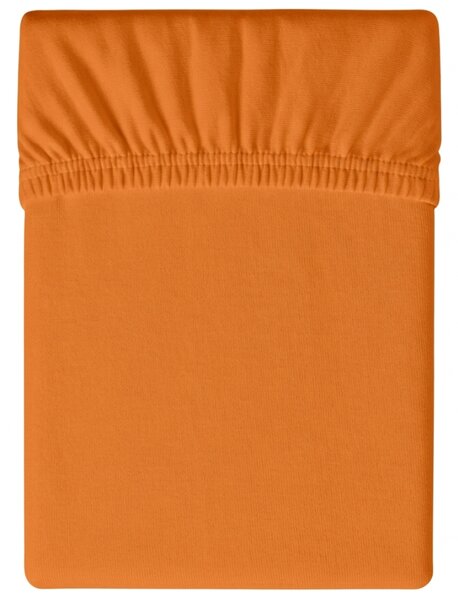Cearsaf Jersey HIGHFIT portocaliu 90 x 200 cm