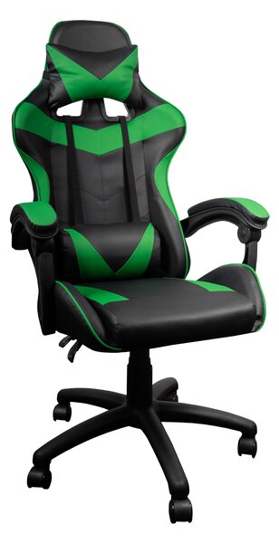 Scaun de joc Aga MR2080 Negru - Verde