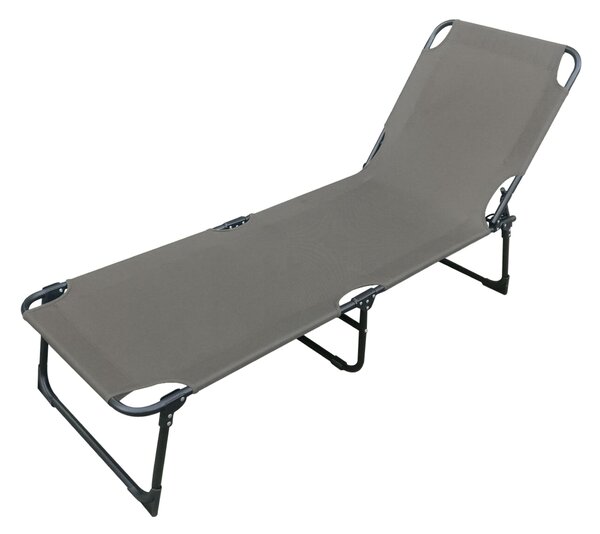 Linder Exclusiv Zahradní lehátko MC37201G Šedé